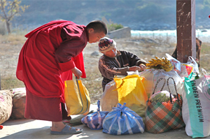 Bhutan Monk Taste of Bhutan