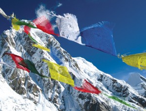 Himalayan prayer flags-Lhassa to Kathmandu