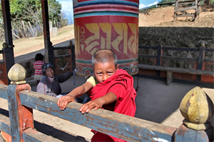 Bhutan little boy Bhutan short tour
