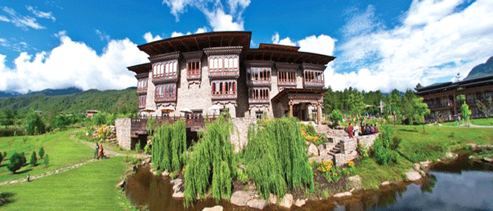 Bhutan traditional hotel 