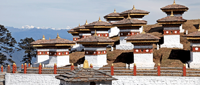Stupas in Bhutan