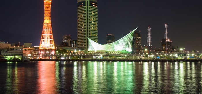 Kobe_port_-_night_view