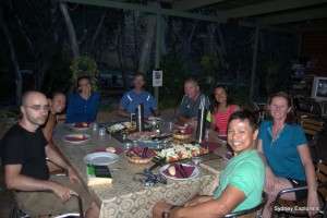 Buffet dinner at Standley Chasm Thank you Ray! 